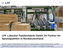 Tablet Screenshot of lpf.de